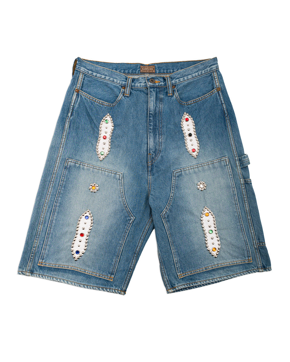 Kapital 14oz Denim Shorts (STUDS Remake) - PRO – Standard & Strange