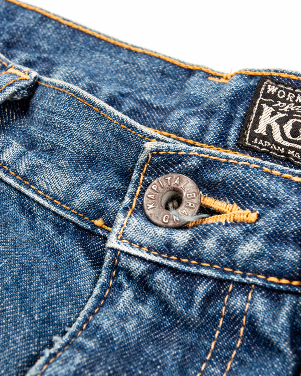kapital デニム KAPITAL 14oz Denim Port Baggy Pants in Blue | SVD USA