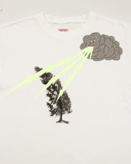 Kapital 20/-Jersey Crew T (THUNDER & CONIFER) - White - Standard & Strange