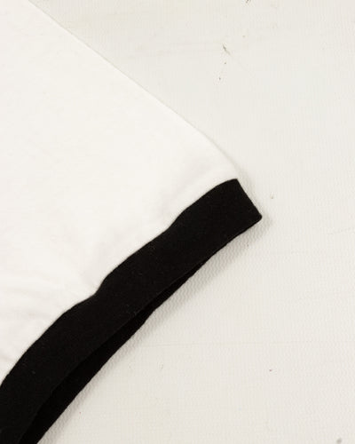 Kapital 20/-Jersey Ringer T (DENIM MEN LOVE CATS SCRATCH) - White - Standard & Strange