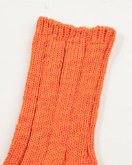 Kapital 56 Yarns MA-1 RAINBOWY HAPPY HEEL Socks - Orange - Standard & Strange