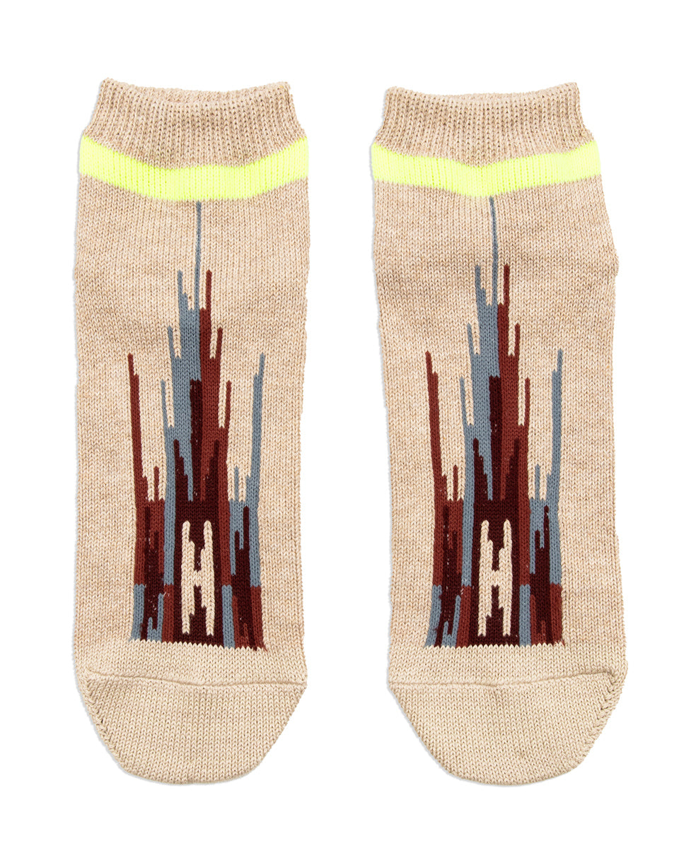 Kapital 84 Yarns Ortega Ankle Socks - Beige - Standard & Strange