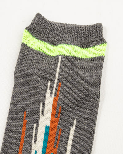 Kapital 84 Yarns Ortega Ankle Socks - Charcoal - Standard & Strange