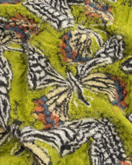 Kapital Fulling Wool HAPPY Scarf BUTTERFLY - Green - Standard & Strange