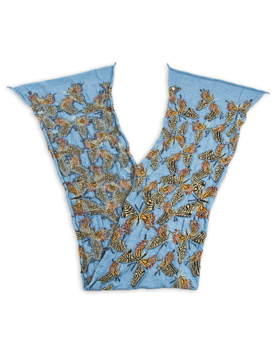 KAPITAL Socks 200 Wool Butterfly Tights