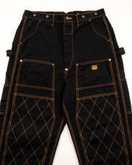 Kapital Light Canvas LUMBER Pants - Black - Standard & Strange