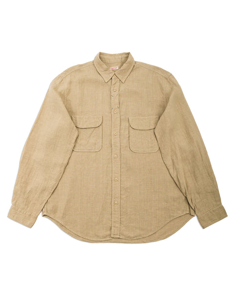 Kapital Linen Clip Shirt - Beige 3 - Standard & Strange