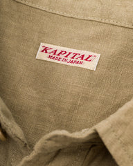 Kapital Linen Clip Shirt - Beige 3 - Standard & Strange