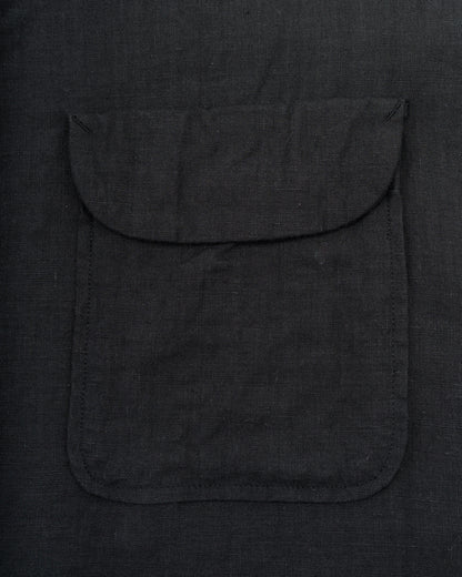 Kapital Linen Clip Shirt - Black - Standard & Strange