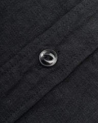 Kapital Linen Clip Shirt - Black - Standard & Strange