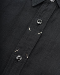 Kapital Linen Clip Shirt - Black - Standard & Strange