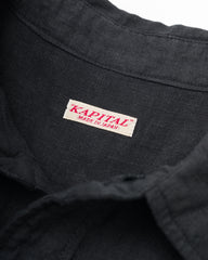 Kapital Linen Clip Shirt - Black - Standard & Strange