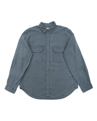 Kapital Linen Clip Shirt - Blue/Gray - Standard & Strange