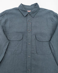 Kapital Linen Clip Shirt - Blue/Gray - Standard & Strange