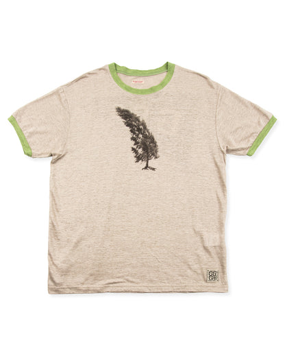 Kapital Linen Jersey Ringer T (CONIFER &G.G.G.) - Ecru - Standard & Strange