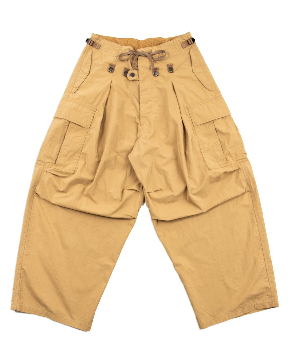 Kapital Rip Stop JUMBO Cargo Pants - Beige 1 - Standard & Strange