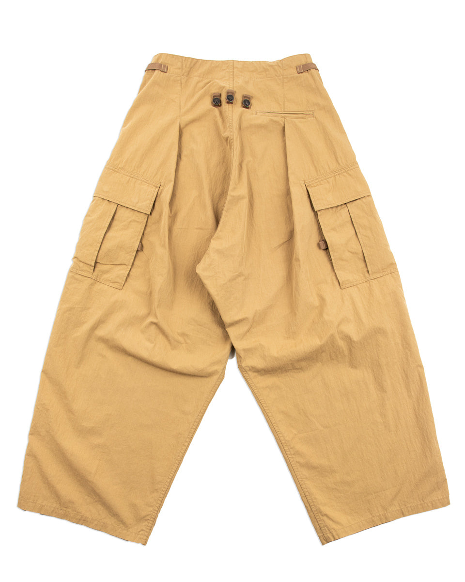 Kapital Rip Stop JUMBO Cargo Pants - Beige 1 - Standard & Strange