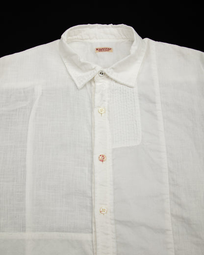 Kapital White Patch KATMANDU Shirt 2022 - White - Standard & Strange