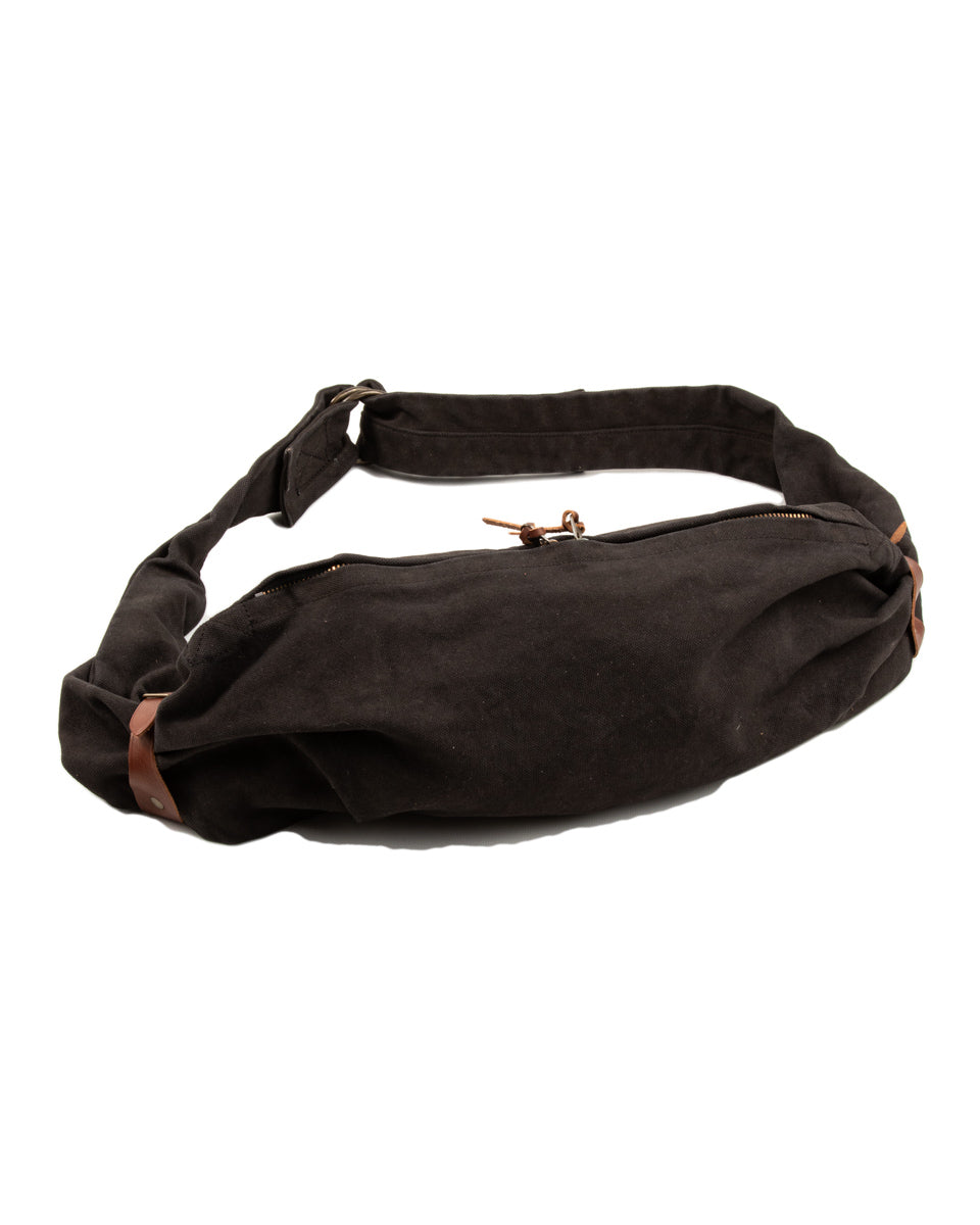 Kapital #6 Canvas LITTE SNUFKIN Bag - Black - Standard & Strange