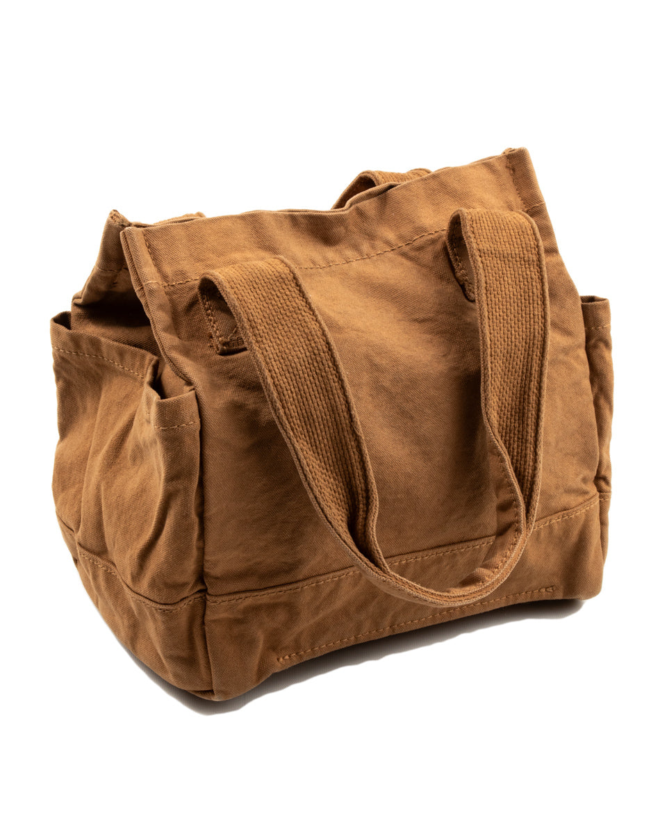 Kapital #6 Canvas Standard Tote (S) - Camel - Standard & Strange