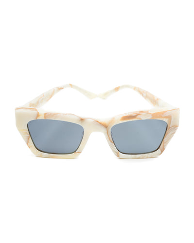 Lowercase Eyewear Vanguard Sunglass - Ivory Marble - Standard & Strange