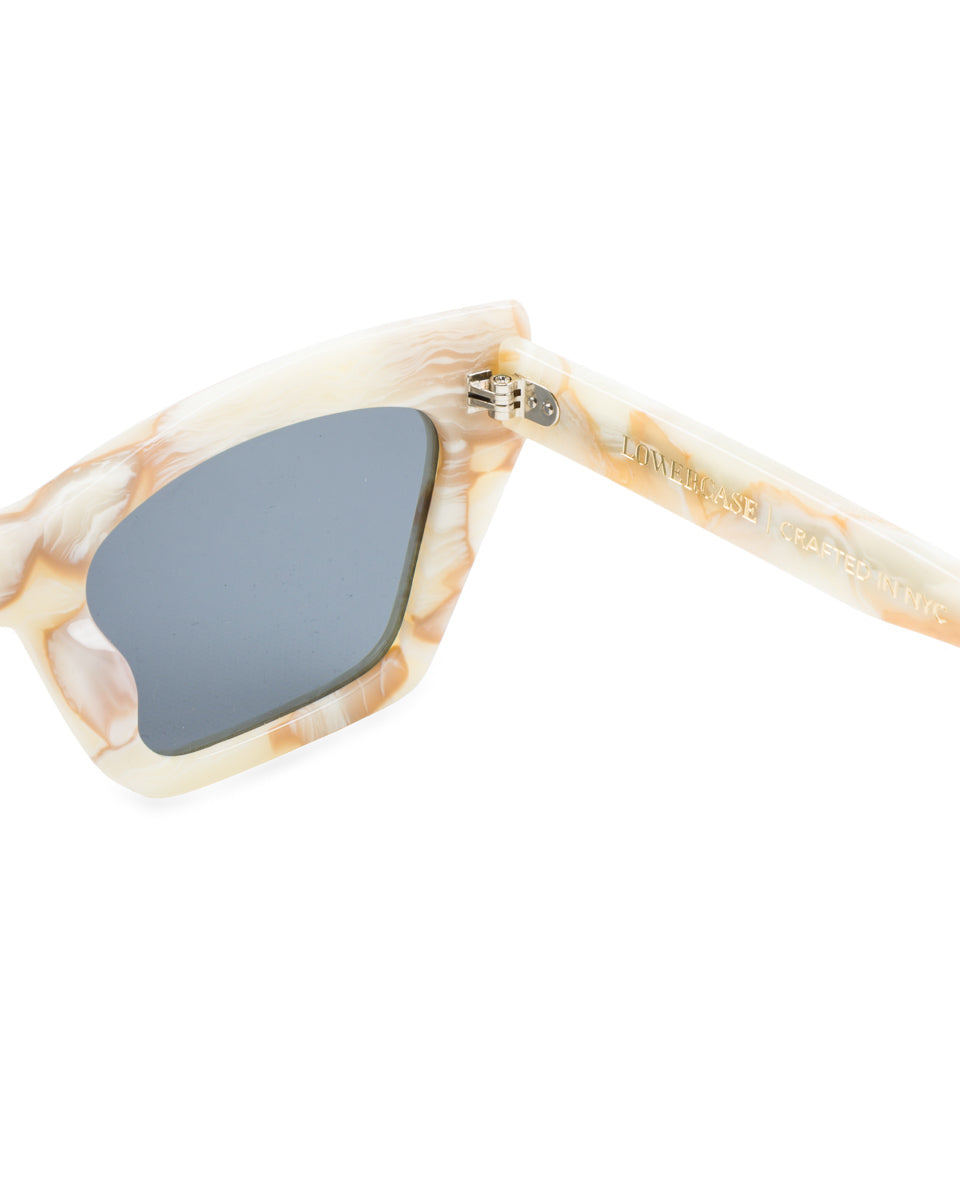 Lowercase Eyewear Vanguard Sunglass - Ivory Marble - Standard & Strange