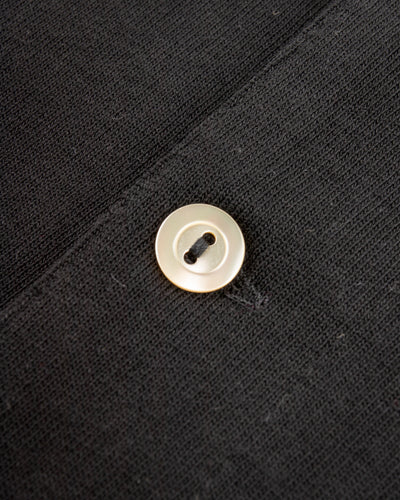 Merz b. Schwanen 206 Loopwheeled LS Henley - Deep Black - Standard & Strange