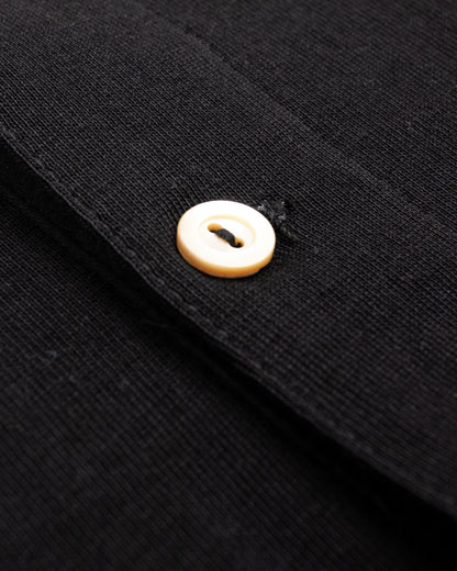 Merz b. Schwanen 207 Loopwheeled SS Henley - Black - Standard & Strange