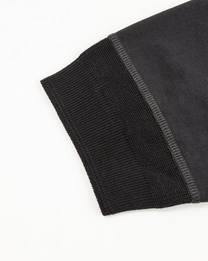 Merz b. Schwanen 207 Loopwheeled SS Henley - Charcoal - Standard & Strange