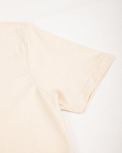 Merz b. Schwanen 2M15C Cropped Vintage Machine Jersey T-Shirt - Nature - Standard & Strange