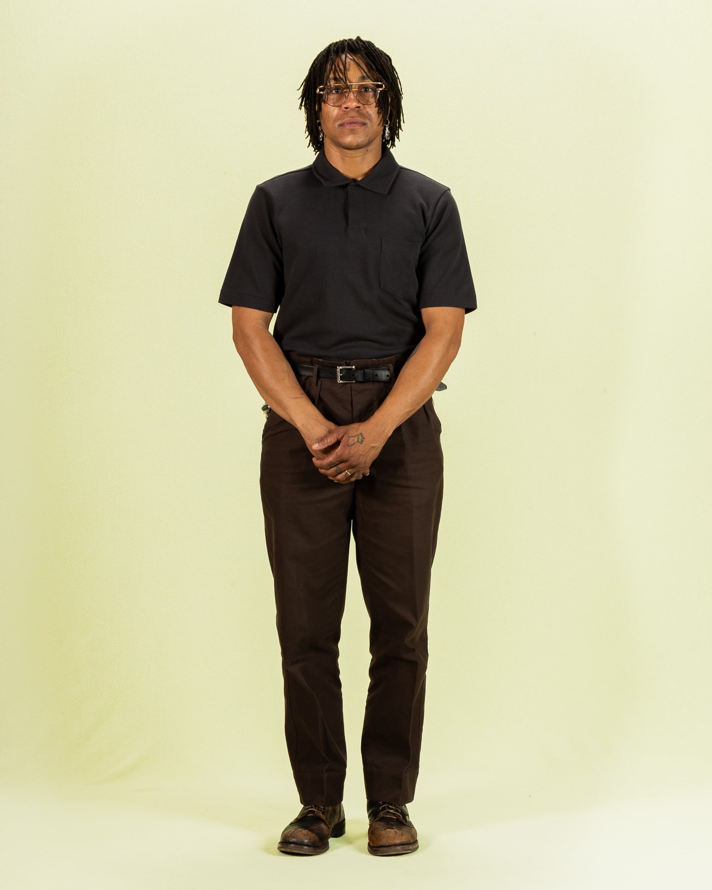 Merz b. Schwanen 2PKPL Polo Shirt w/ Pocket - Charcoal - Standard & Strange