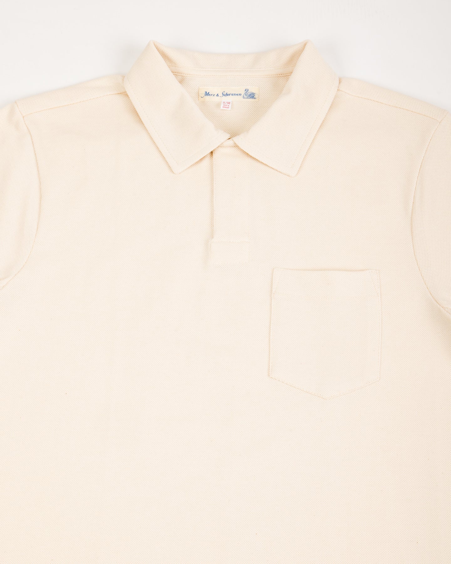 Merz b. Schwanen 2PKPL Polo Shirt w/ Pocket - Nature - Standard & Strange