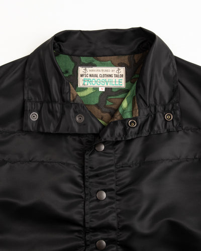 Mister Freedom One-Zero Smock - Black Nylon - Standard & Strange