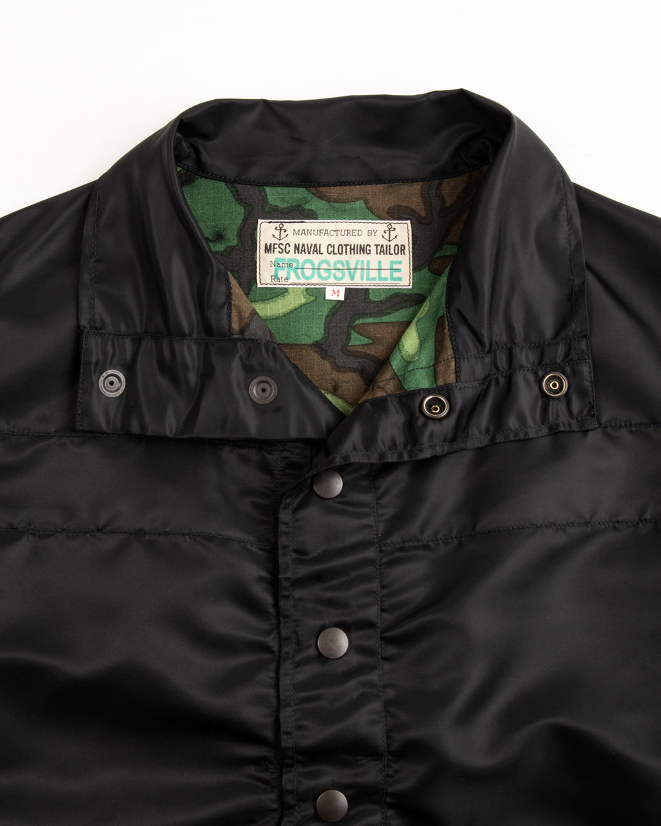 Mister Freedom One-Zero Smock - Black Nylon - Standard & Strange