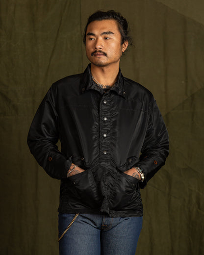 Mister Freedom One-Zero Smock - Black Nylon - Standard & Strange