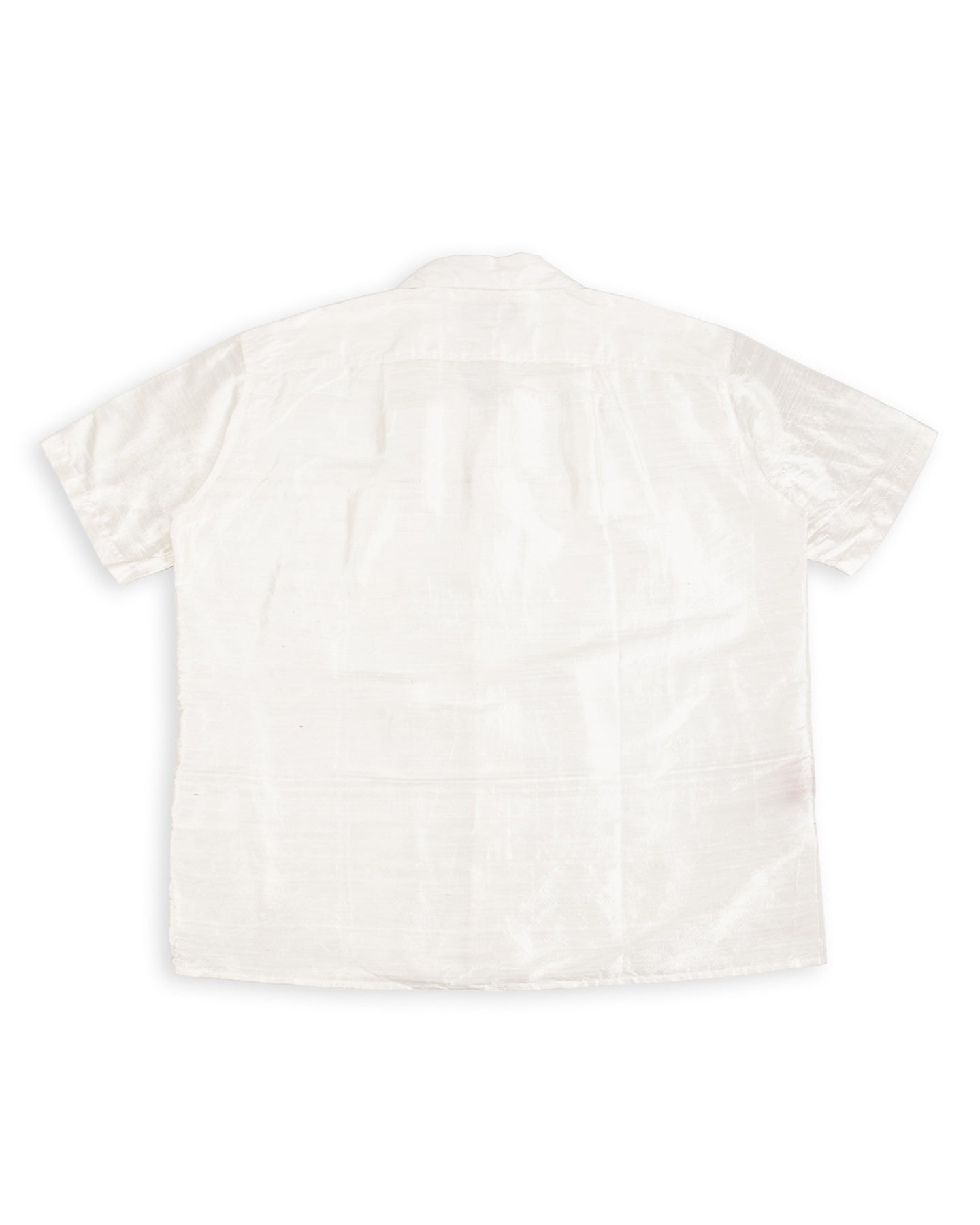 50's Milano Shirt - White Dupion Silk – Standard & Strange
