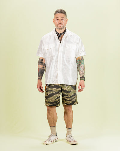 Monitaly 50's Milano Shirt - White Dupion Silk - Standard & Strange