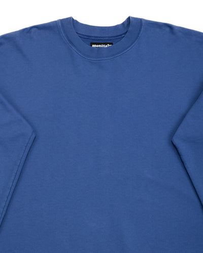Monitaly French Terry Cropped Sweat Shirt - Navy - Standard & Strange
