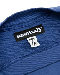 Monitaly French Terry Cropped Sweat Shirt - Navy - Standard & Strange