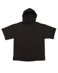 Monitaly French Terry S/S Hoodie - Black - Standard & Strange