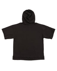 Monitaly French Terry S/S Hoodie - Black - Standard & Strange