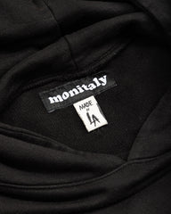 Monitaly French Terry S/S Hoodie - Black - Standard & Strange