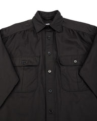 Monitaly Giorgio Work Shirt - Vancloth Oxford Black - Standard & Strange