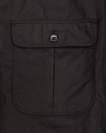 Monitaly Giorgio Work Shirt - Vancloth Oxford Black - Standard & Strange