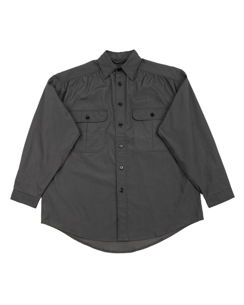 Monitaly Giorgio Work Shirt - Vancloth Oxford Charcoal - Standard & Strange