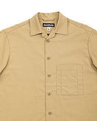 Monitaly Mechanic Shirt S/S - Vancloth Oxford Khaki - Standard & Strange