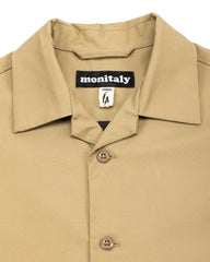 Monitaly Mechanic Shirt S/S - Vancloth Oxford Khaki - Standard & Strange