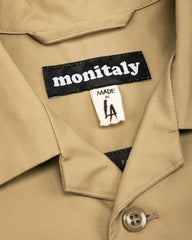 Monitaly Mechanic Shirt S/S - Vancloth Oxford Khaki - Standard & Strange