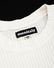 Monitaly Thermal Cut Off Edges S/S - Cream - Standard & Strange