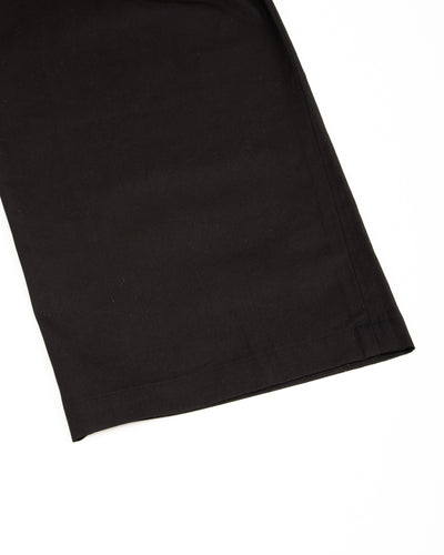 Monitaly Triple Tuck Wide Pants - Black Vancloth Oxford - Standard & Strange